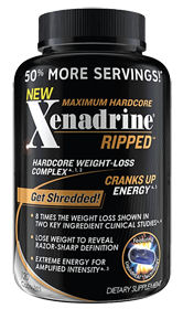 ゼナドリンRIPPED 120カプセル入り
